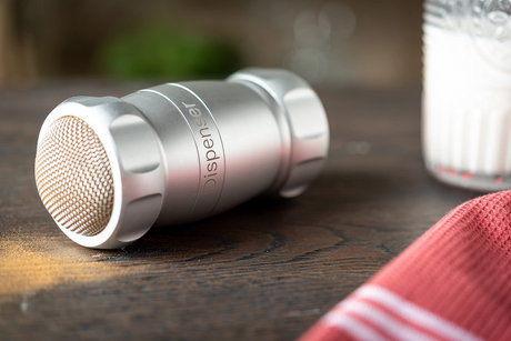 Marcato Aluminium Flour Dispenser/Shaker for Pasta & Baking (Sugar Sifter) - Silver