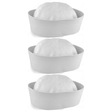 3x White Sailor/Marine Gob Hat Pack - Unisex Navy/Hens Night Captain (Halloween & Fancy Dress)