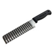 JELLY KNIFE Stainless Steel Blade Cooked Potato Vegetable Crinkle Wavy Cutter Slicer with Handle