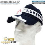 Australia Flag Baseball Cap Hat Summer Aussie Day Souvenir Gift 100% COTTON