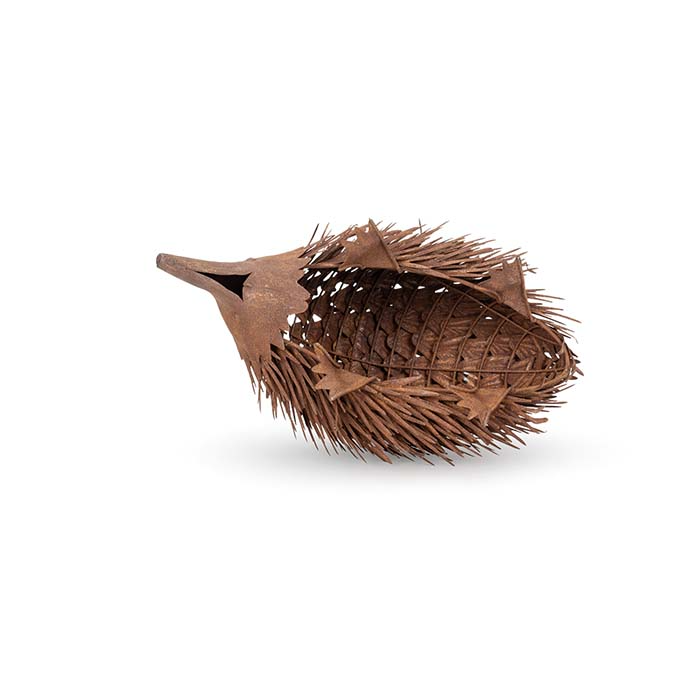 Echidna Rust 27cm Animal Ornament Garden Decor - Small
