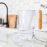 Soma 2.3L Water Filter Jug Bottle Pitcher BPA Free in White