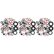 165 pcs O-Ring & Washer Set Pack - Assorted Sizes/Colours (Nitrile Rubber & Other Seals)
