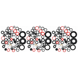 165 pcs O-Ring & Washer Set Pack - Assorted Sizes/Colours (Nitrile Rubber & Other Seals)