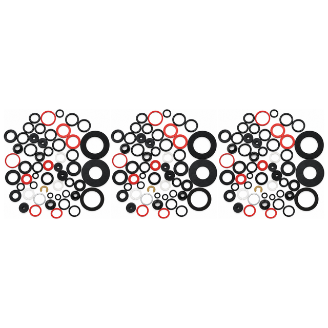 165 pcs O-Ring & Washer Set Pack - Assorted Sizes/Colours (Nitrile Rubber & Other Seals)