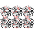 330 pcs O-Ring & Washer Set Bulk Pack - Assorted Sizes/Colours (Nitrile Rubber & Other Seals)
