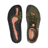 Vivobarefoot Womens Primus Trail III All Weather FG Barefoot Shoes - Dark Olive (Trail Runners)