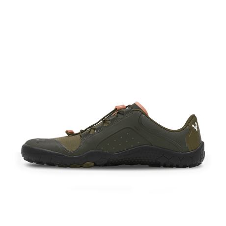 Vivobarefoot Womens Primus Trail III All Weather FG Barefoot Shoes - Dark Olive (Trail Runners)