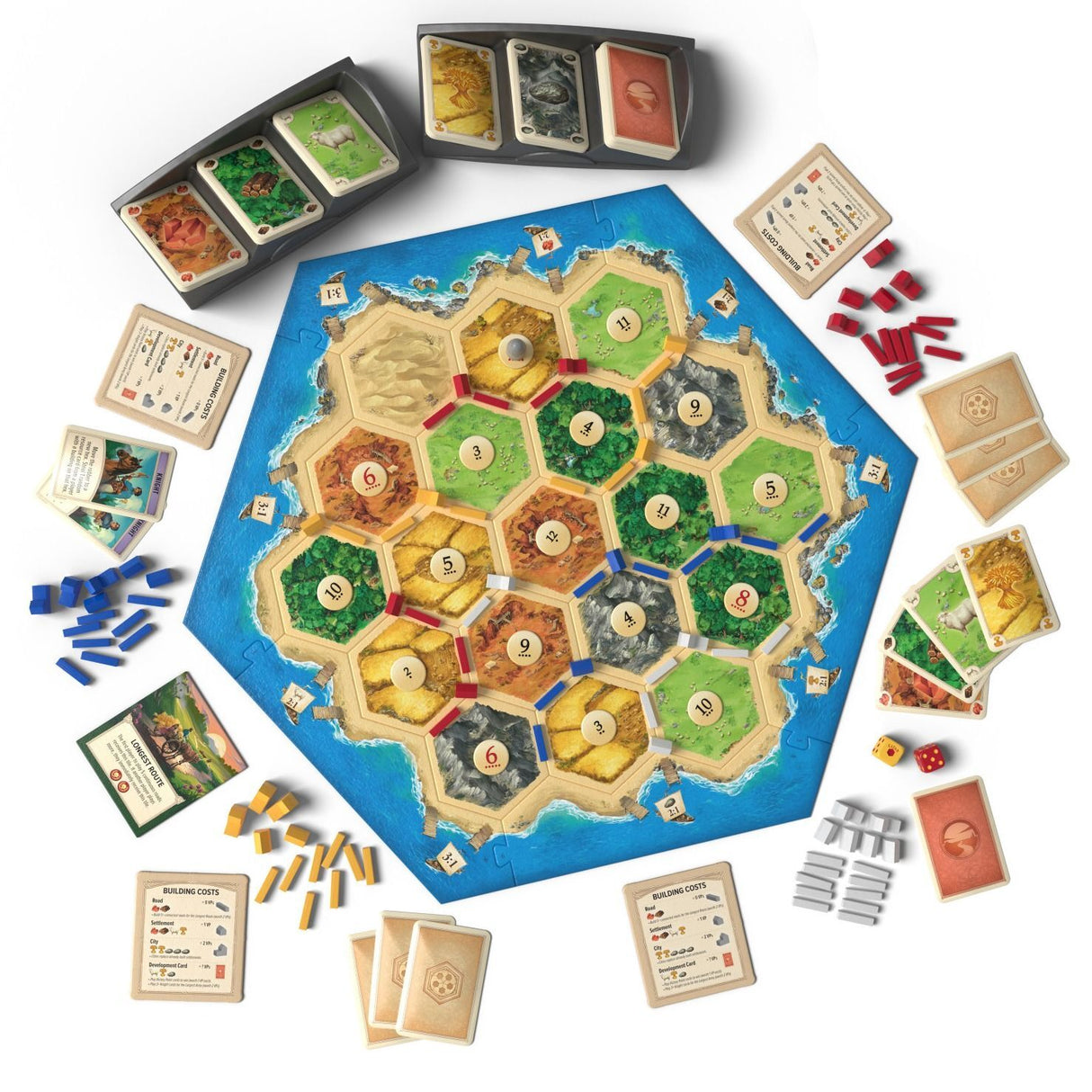 Catan 6th Edition Board Game Strategy Family Kids Adults 3-4 Players Ages 10+