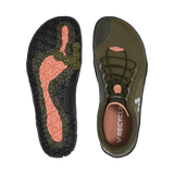 Vivobarefoot Mens Primus Trail III All Weather FG Barefoot Shoes - Dark Olive (Trail Runners)
