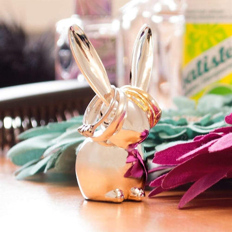 Umbra Zoola 3" Long Ear Bunny Chrome Ring Holder (Rabbit Jewellery Holder)