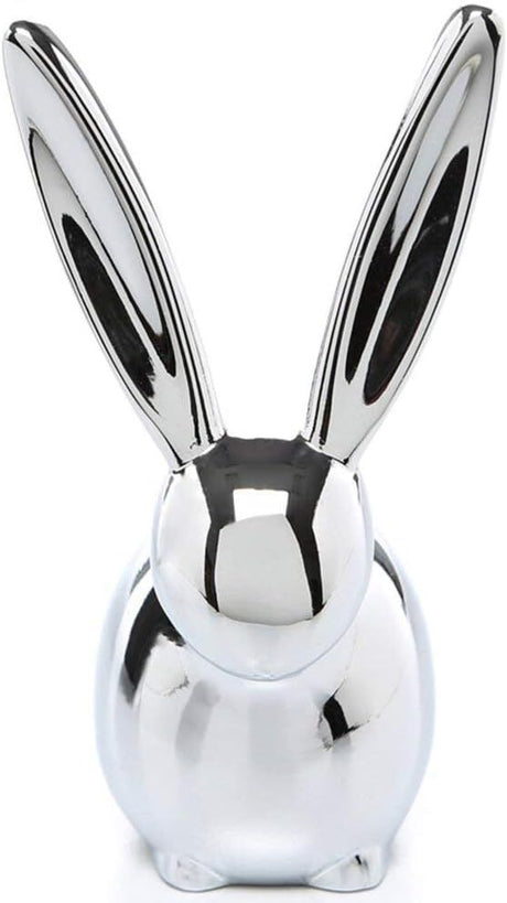 Umbra Zoola 3" Long Ear Bunny Chrome Ring Holder (Rabbit Jewellery Holder)
