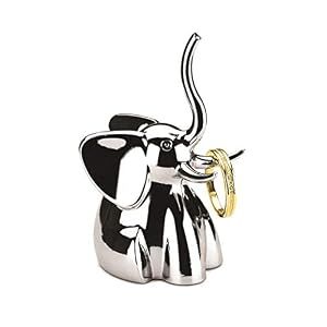 Umbra Zoola Elephant Chrome Ring Holder (Jewellery Holder)