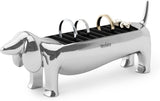 Umbra Dachsie Dog Chrome Ring Holder - Dachshund Jewellery Holder (14x4x6cm)