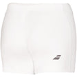 Babolat Shorty Girls Performance Tennis Shorts - White (Kids Sport)