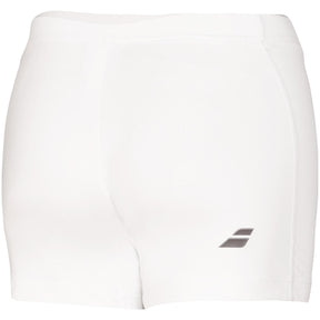 Babolat Shorty Girls Performance Tennis Shorts - White (Kids Sport)