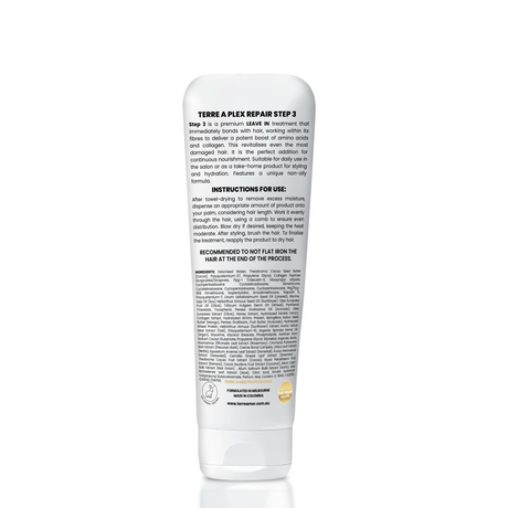 terreamer Plex Repair Step 3 240ml - Leave-In Hair Bond Treatment (Amino Acids & Collagen)