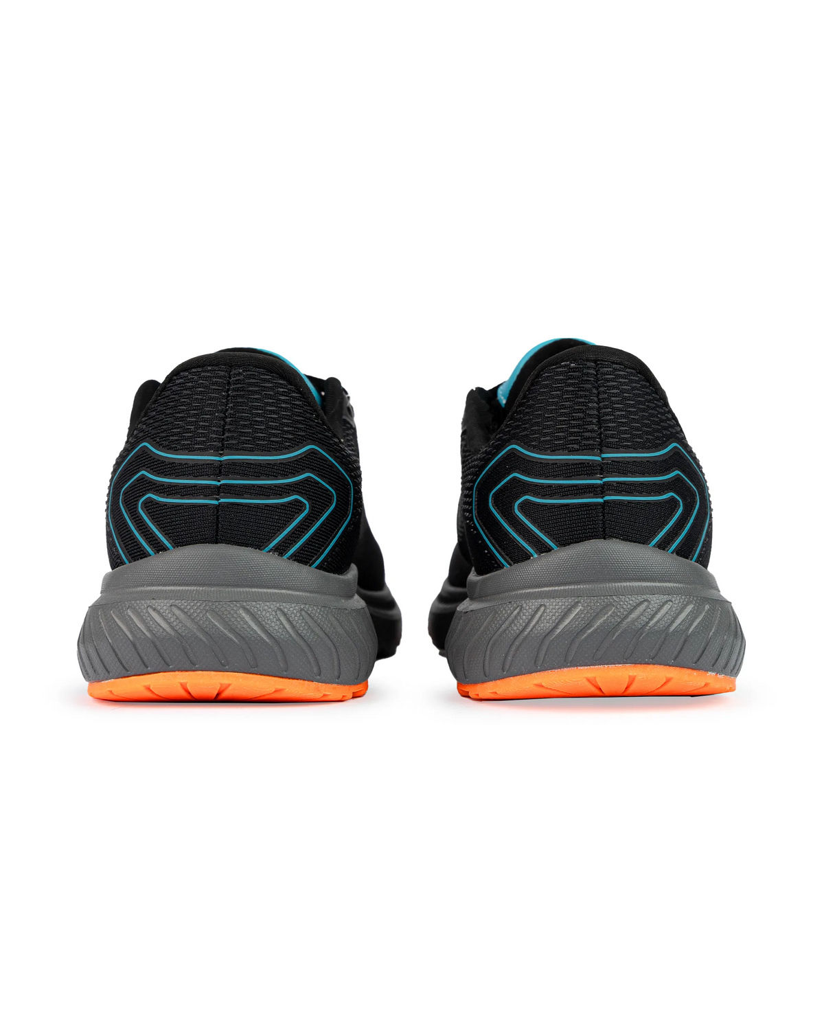 Sfida Brazen Boys Lace Up Runners - Black/Teal (Kids Sneakers/Shoes)