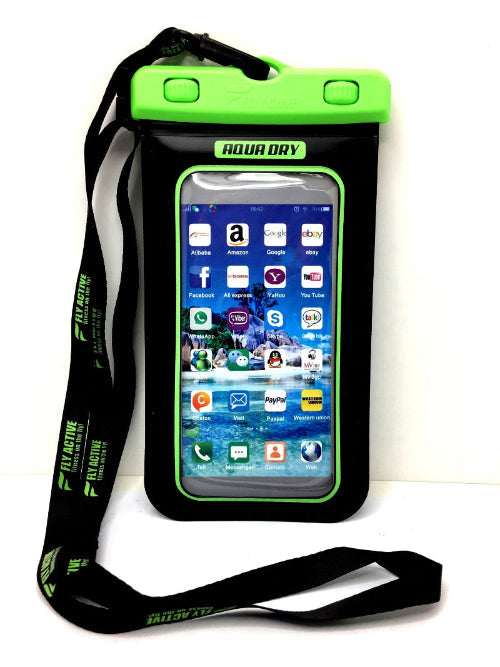 Fly Active Aqua Dry Waterproof Phone Case - 3 Colours (IPX8 Pouch)