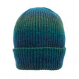 Dents Womens Ribbed Knit Beanie Hat - Teal (Ombre Pattern)