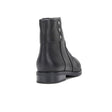 Hush Puppies Hayworth Womens Leather Ankle Boots - Black (Zip Heels)