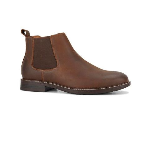 Hush Puppies Men's Hanger Chelsea Slip-On Boots Shoes Ankle Combat - Brown