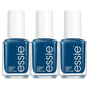 3x Essie Nail Polish Blue Winter Collection Glossy Finish Pack - 945 Put It On Ice