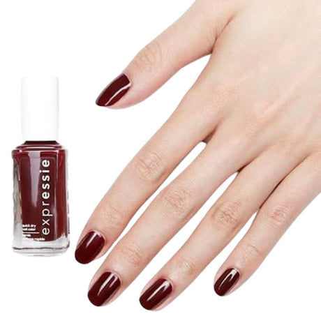 3x Essie 10ml Quick Dry Nail Polish Pack - 290 Not So Low-Key (Fast-Drying Purple)