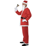 ADULT SANTA CLAUS COSTUME Suit Father Xmas Party Outfit Father Christmas