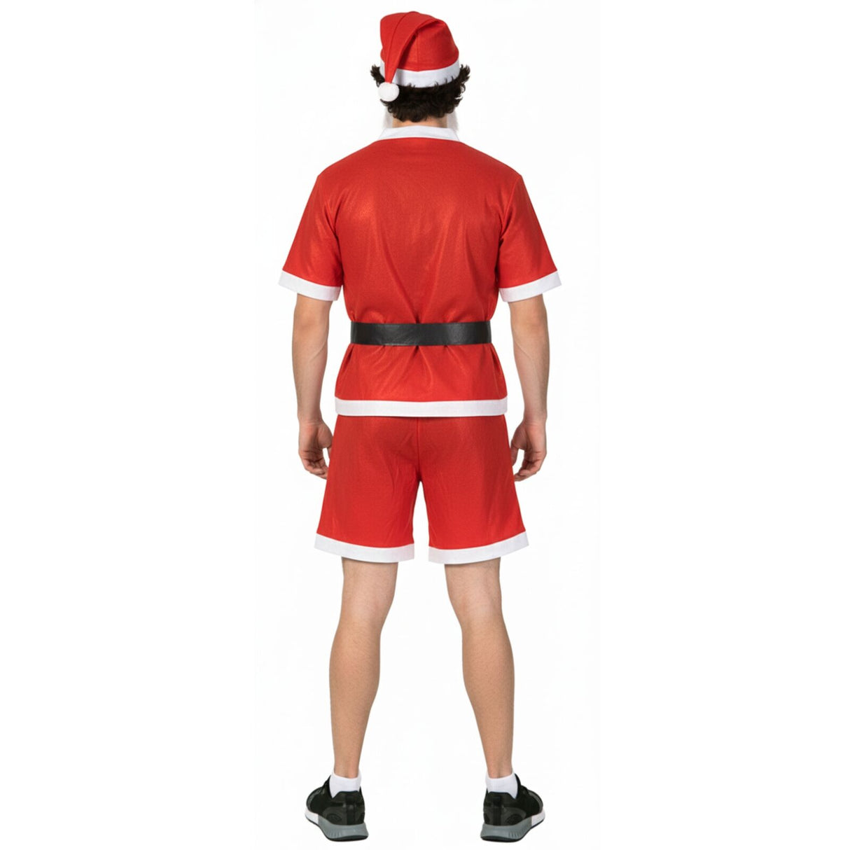 Adult Santa Claus Summer Costume Suit w/ Shorts - Father Christmas (Xmas Party)