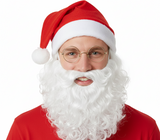 Adult Mens Santa Claus Hat & Beard Set Christmas Xmas Kit