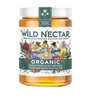 Wild Nectar Organic Raw Australian Honey - 350g Glass Jar & 100% Cold Extracted