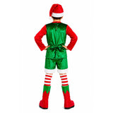 Christmas Elf Siblings Costume Set - Boys & Girls Santas Helper Xmas Party Fancy Dress