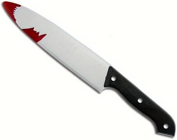 30cm Fake Plastic Halloween Knife Costume Party Scary Accessory Prop w/ Blood