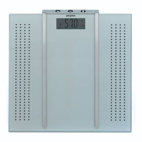 Propert 150kg Digital Bathroom Scales Tempered Glass Weight Checker Omega BIA - Silver