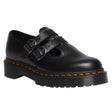 Dr. Martens 8065 II Bex Smooth Platform Double Buckle Leather Mary Jane Shoes in Black - UK 8