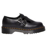Dr. Martens 8065 Double Buckle Mary Jane Sandals (Smooth Leather Flats) - Black