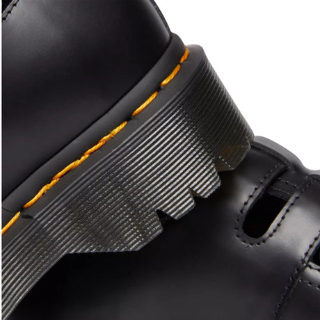 Dr. Martens 8065 Double Buckle Mary Jane Sandals (Smooth Leather Flats) - Black