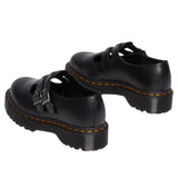 Dr. Martens 8065 Double Buckle Mary Jane Sandals (Smooth Leather Flats) - Black