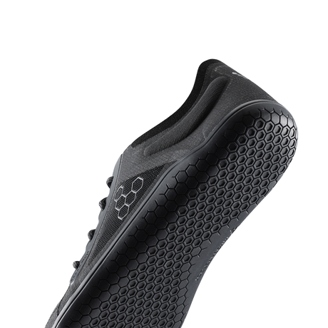 Vivobarefoot Mens Primus Lite IV Barefoot Shoes - Obsidan Black (Lightweight Recycled Runners)