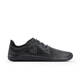 Vivobarefoot Mens Primus Lite IV Barefoot Shoes - Obsidan Black (Lightweight Recycled Runners)