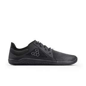 Vivobarefoot Mens Primus Lite IV Barefoot Shoes - Obsidan Black (Lightweight Recycled Runners)
