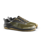 Vivobarefoot Mens Primus Trail Flow Barefoot Shoes - Dark Olive/Gum (Lightweight Recycled Runners)