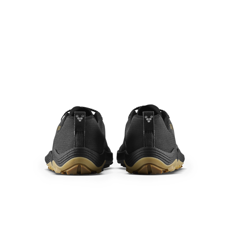 Vivobarefoot Mens Primus Trail Flow Barefoot Shoes - Dark Olive/Gum (Lightweight Recycled Runners)