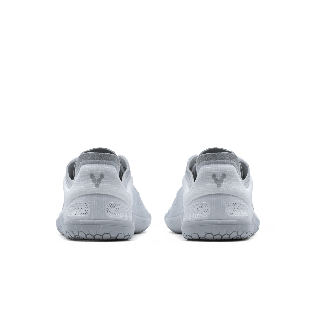 Vivobarefoot Mens Primus Lite 3.5 Barefoot Shoes - Mineral White (Lightweight Recycled Runners)