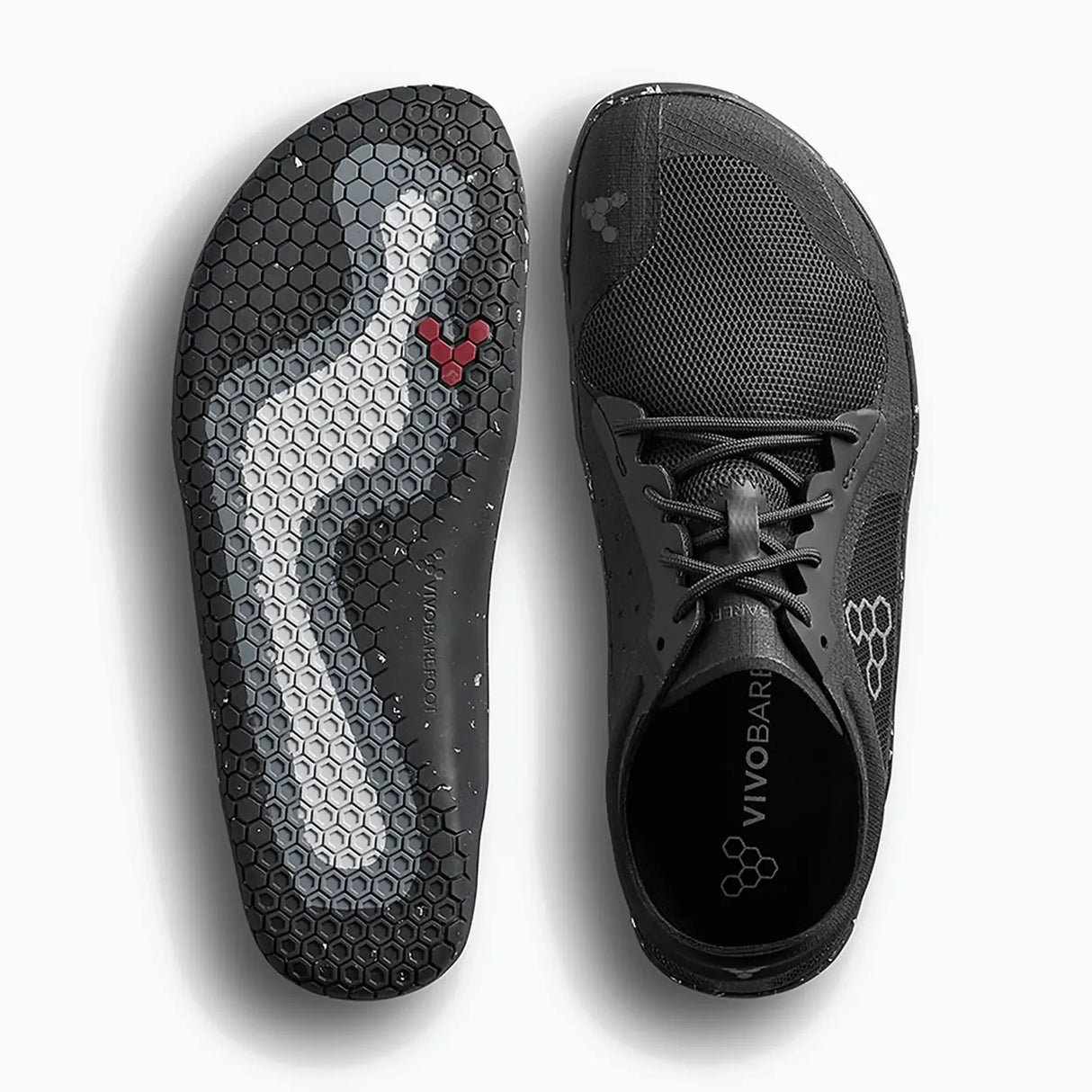 Vivobarefoot Primus Lite 3.5 Mens Barefoot Shoes Minimalist Barefoot Running in Obsidian