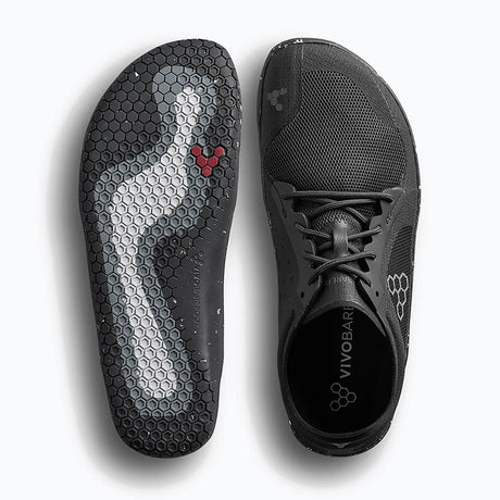 Vivobarefoot Primus Lite 3.5 Mens Barefoot Shoes Minimalist Barefoot Running in Obsidian