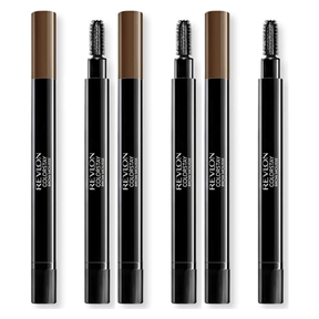 3x Revlon ColorStay Waterproof Brow Mousse Natural Look Pack - 402 Soft Brown
