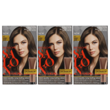 3x REVLON Salon Hair Colour 5G Medium Pack - Golden Brown