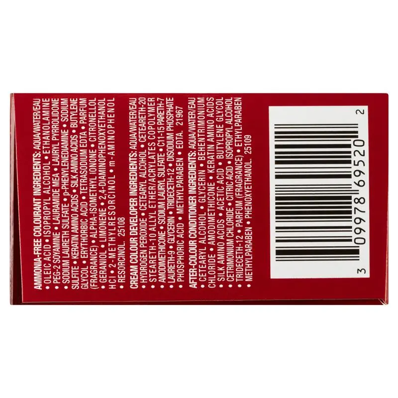 Revlon ColorSilk 3D Permanent Hair Colour with Keratin - 20 Brown/Black